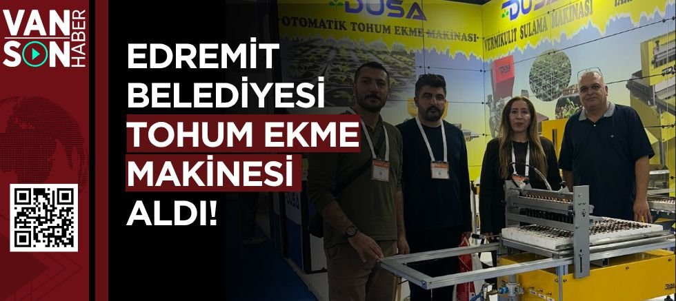 EDREMİT BELEDİYESİ TOHUM EKME MAKİNESİ ALDI!