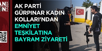 AK Parti Gürpınar Kadın Kolları'ndan Emniyet Teşkilatına Bayram Ziyareti