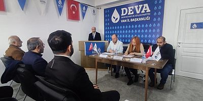 DEVA PARTİSİ VAN İPEKYOLU İLÇE BAŞKANLIĞI 1. OLAĞANÜSTÜ YAPILDI
