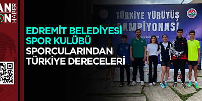Edremit Belediyesi Spor Kulübü Sporcularından Türkiye Dereceleri