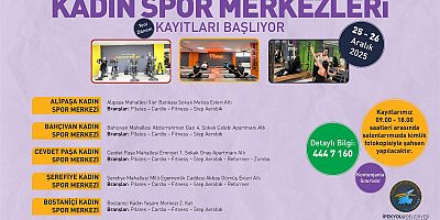 Kadın Spor Merkezlerinde Yeni Dönem Kayıtları Başladı