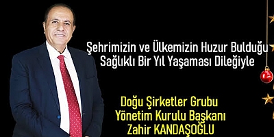 Kandaşoğlu'ndan yeni yıl mesajı 
