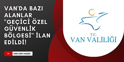 Van'da bazı alanlar 