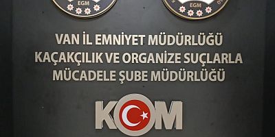 VAN’DA GÜMRÜK KAÇAĞI MALZEMELER ELE GEÇİRİLDİ