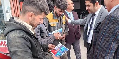 VAN MİLLETVEKİLİ ADAYI TERZİOĞLU’NDAN SANAYİ SİTESİ ESNAFINA 1 MAYIS ZİYARETİ