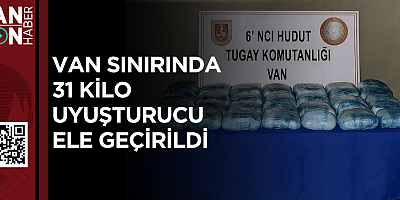 Van Sınırında 31 Kilo Uyuşturucu Ele Geçirildi